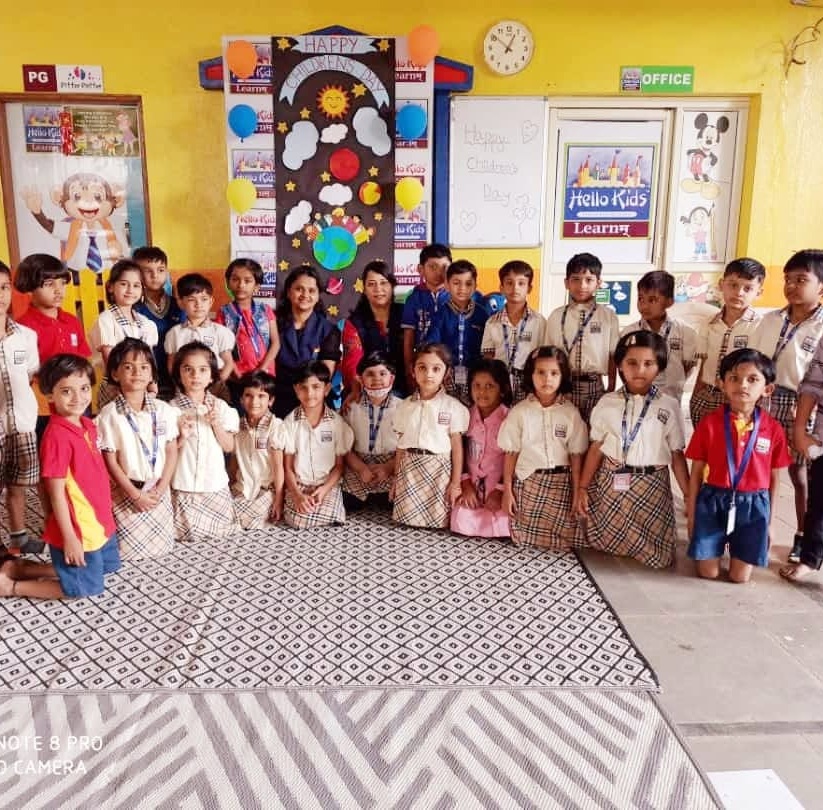 Children learning and playing at Hello Kids Dighi preschool